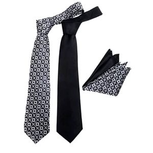 Black, Grey & Red Tie Set  NWT